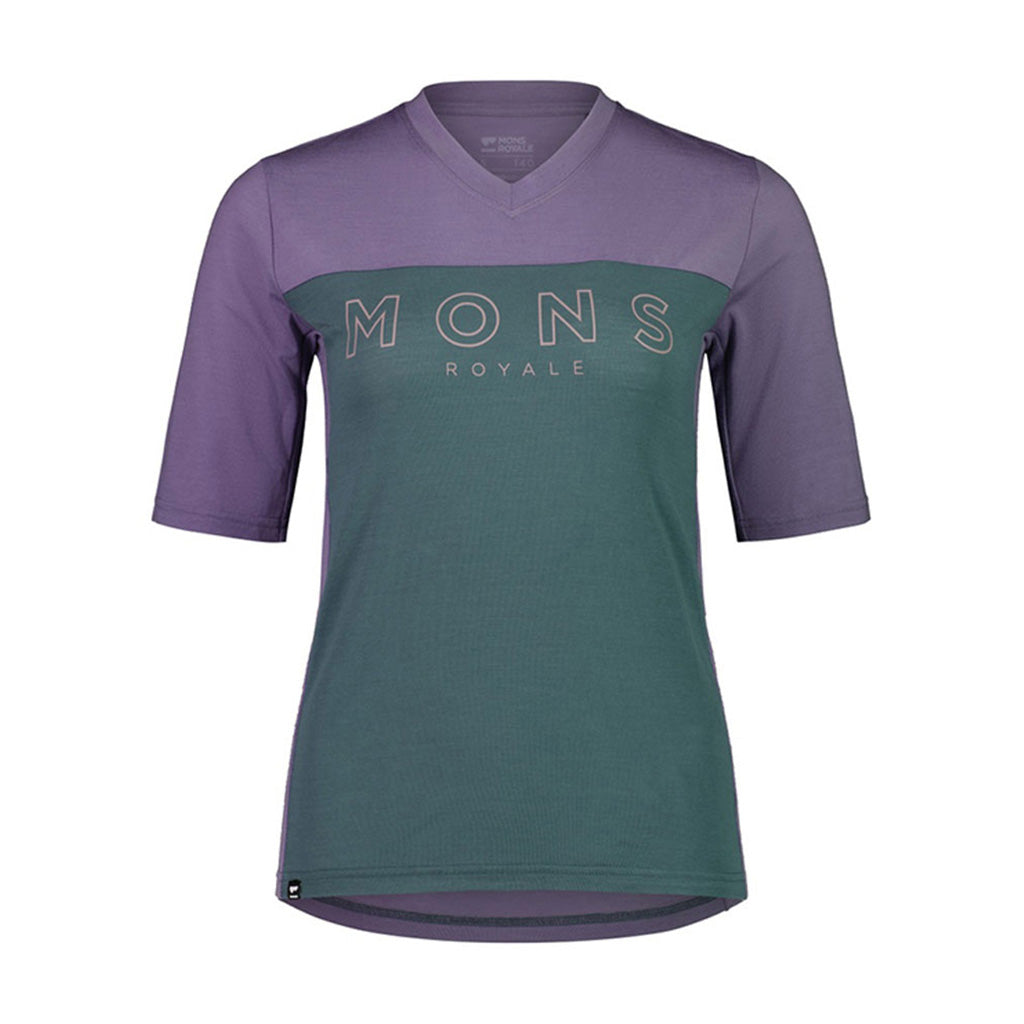 En T-Shirt, rødwood Enduro VT i farven Thistle / Burnt Sage