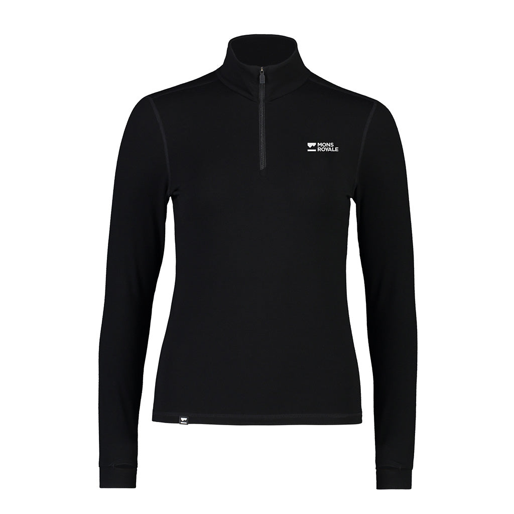 Cascade Merino Base Layer 1/4 Zip Long Sleeve - Skiundertrøje