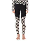 Cascade Merino Base Layer Legging - Check/Black