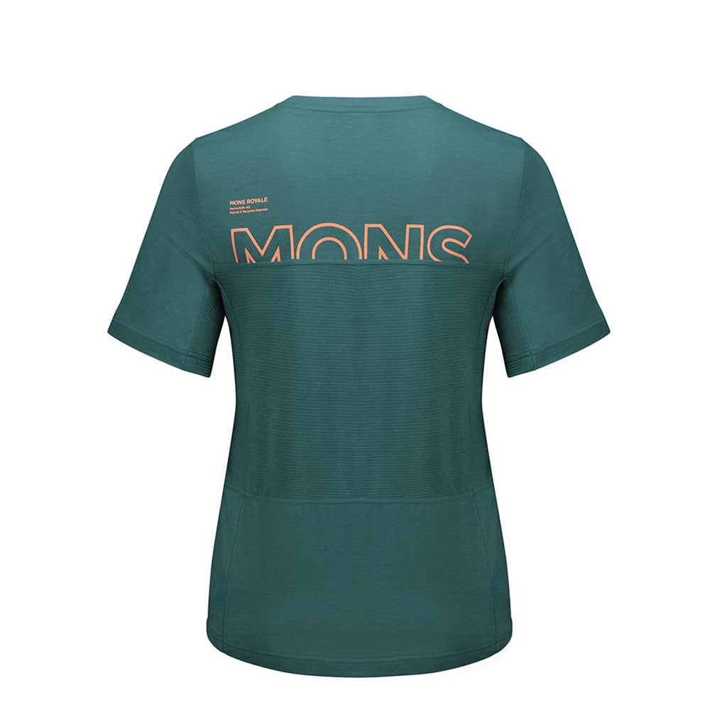 En T-Shirt, Tarn Merino i farven Abyss set fra siden