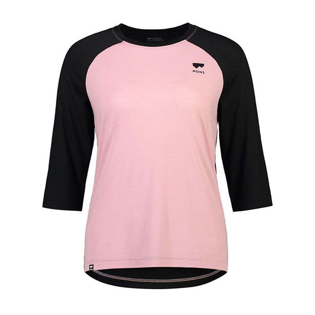En T-Shirt, Tarn Merino Shift Raglan 3/4 i farven sort Candy