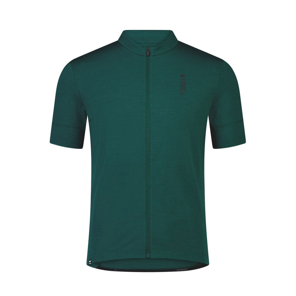 En Langærmet T-shirt, Roam Cargo Merino Shift Full Zip i farven Evergrøn