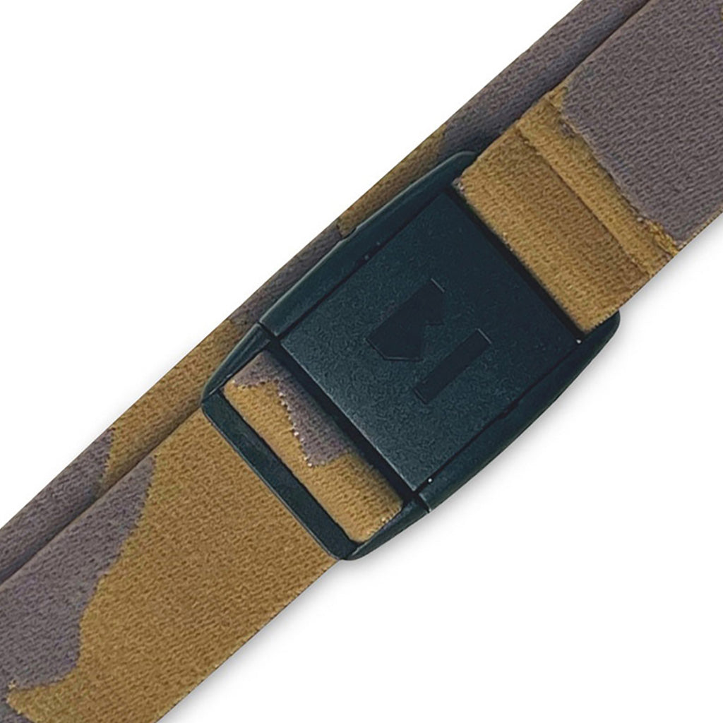 Et bælte, Mons Belt 3Cm i farven Iron / Cumin nærbillede af spænde