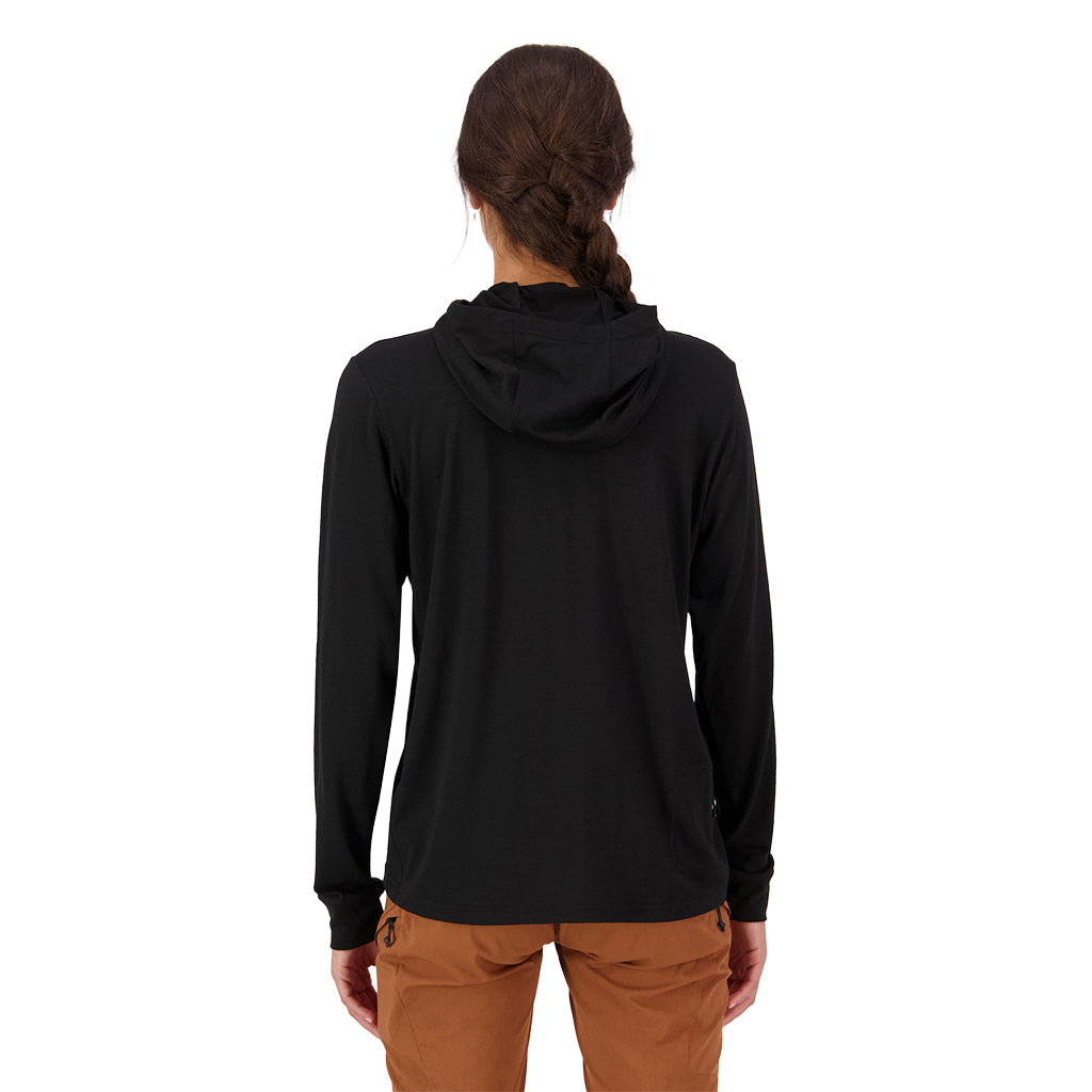 Pivot Merino Hood - Langærmet T-Shirt