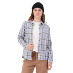 AT Merino Flannel Long Sleeve Shirt - Blue Granite