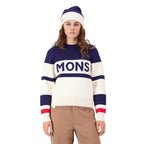 Innsbruck Merino Knit Sweater - Snowflake/Navy