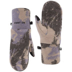 Pileup Wool Fleece Mittens - Mtn Camo Moonstone