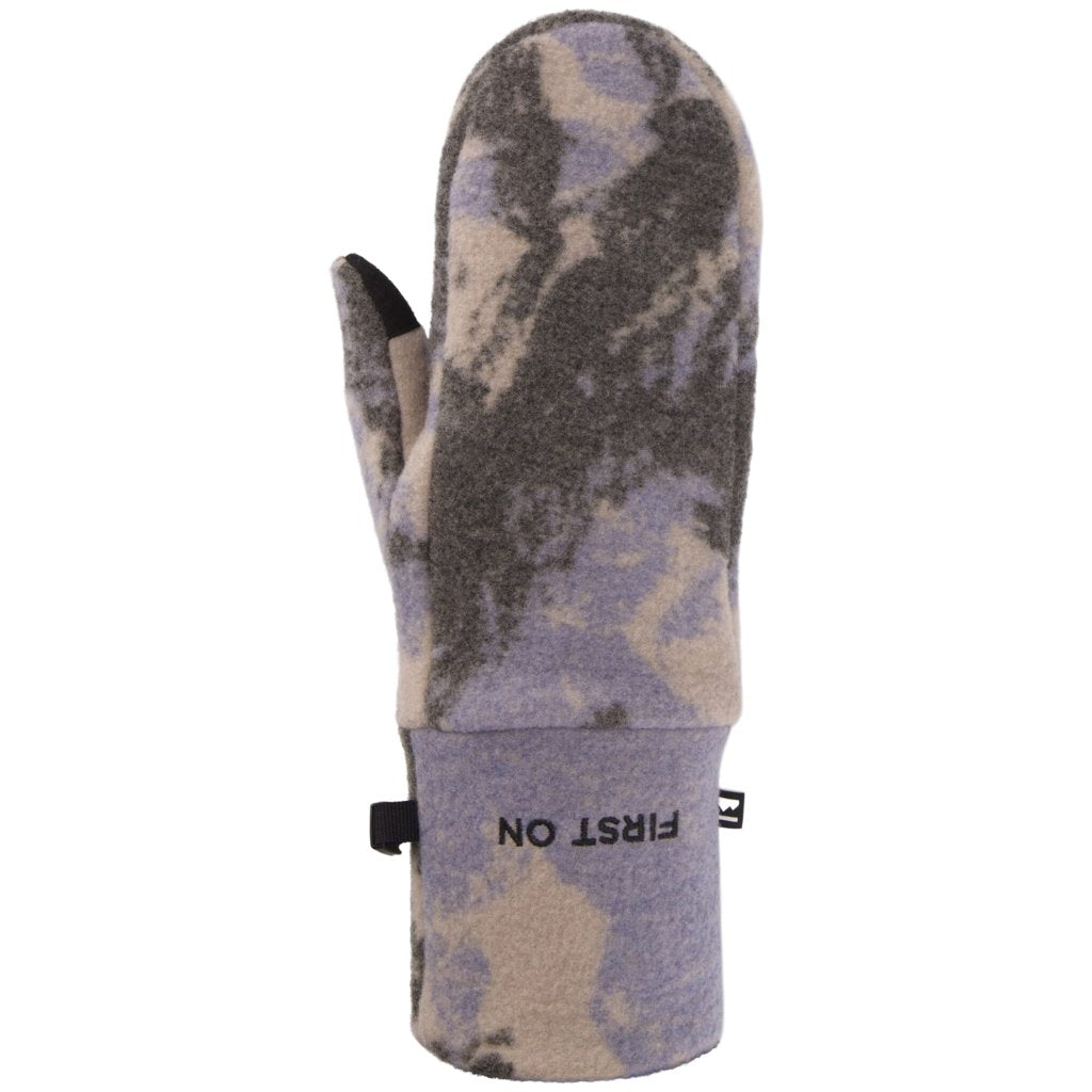 Pileup Wool Fleece Mittens - Mtn Camo Moonstone