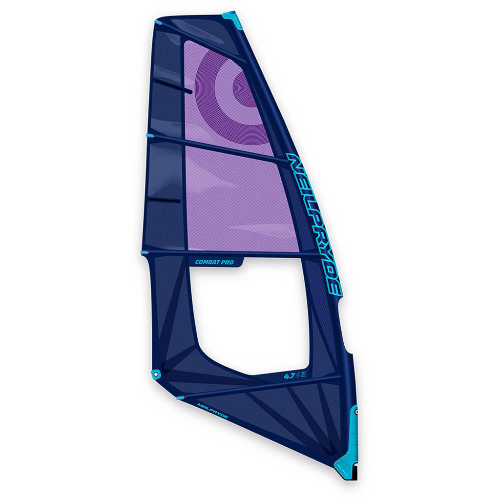 En Windsurf Sejl, Combat Pro C1 i farven blå