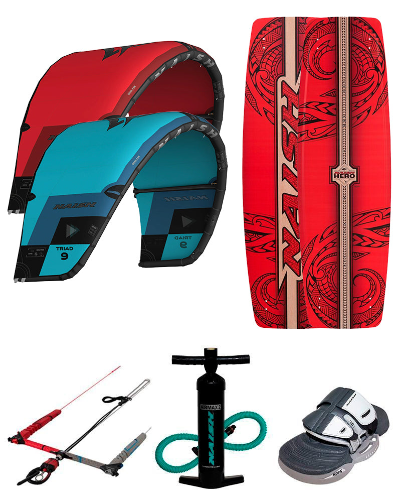 Triad 12 + Torque 2 + Hero S26 KitePakke