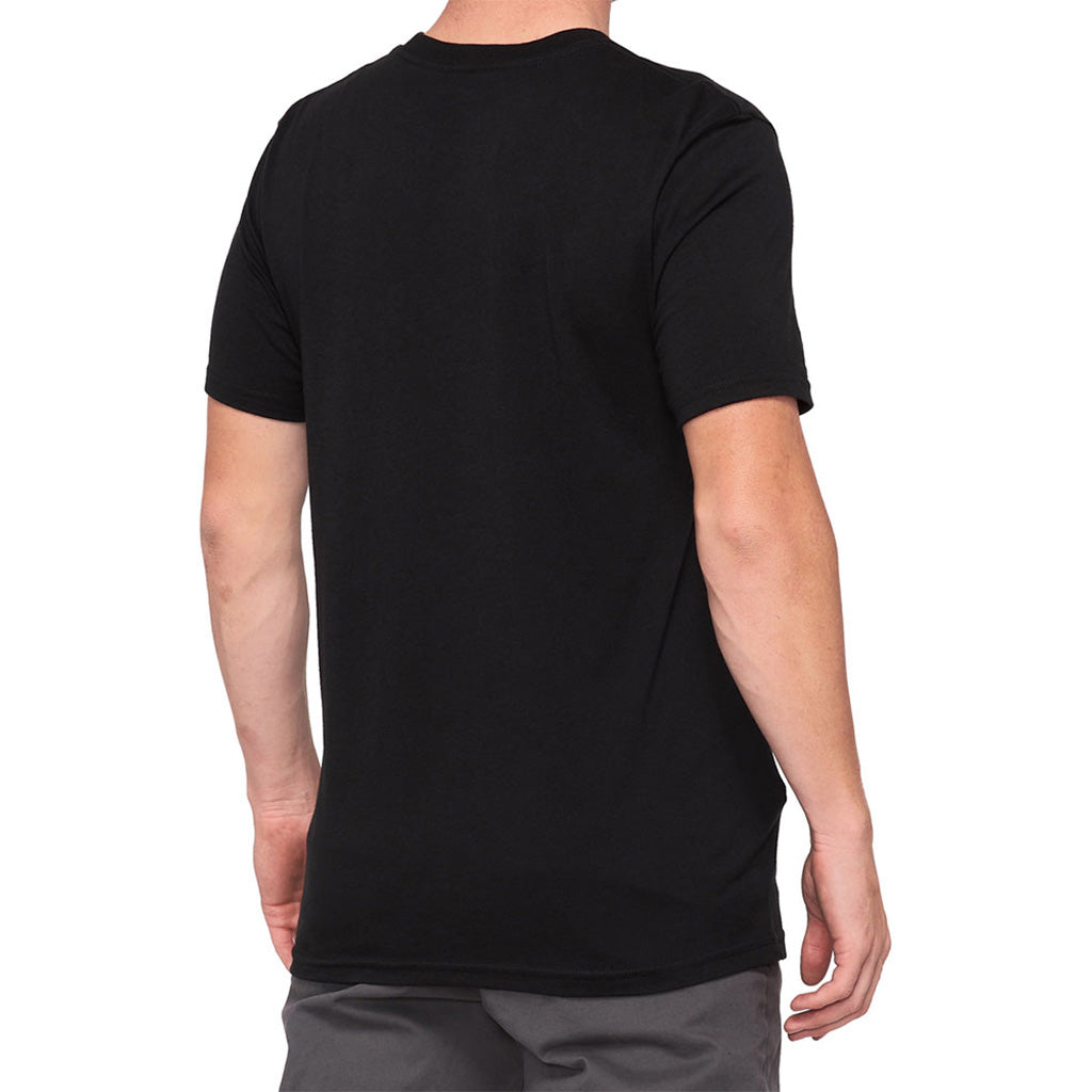 En T-shirt, Icon i farven sort set bagfra