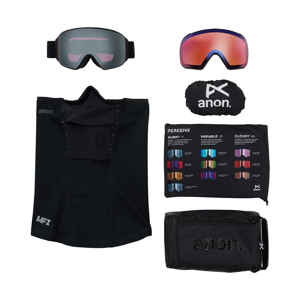 M4 Goggles (Toric) + Bonus Lens + MFI® Face Mask - Skibrille