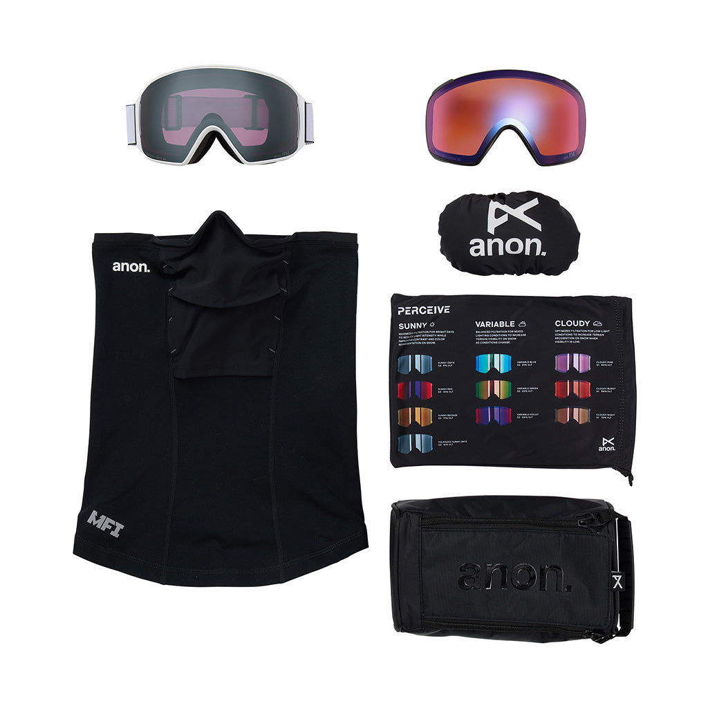 M4 Goggles (Toric) + Bonus Lens + MFI® Face Mask - Skibrille