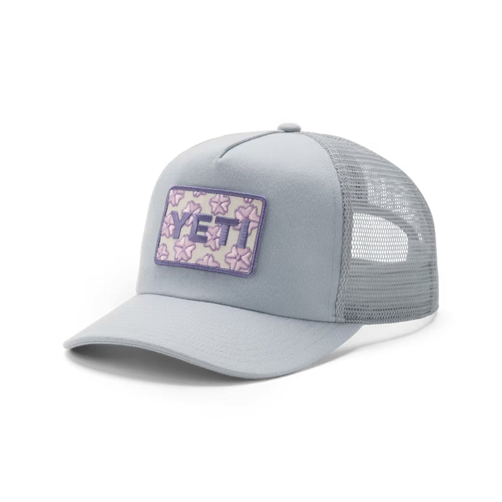Cherry Blossom Trucker Hat Gray