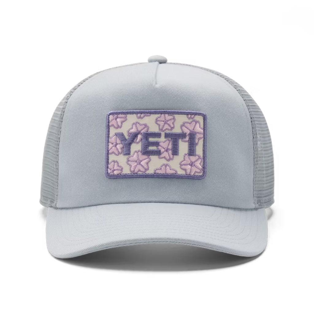 Cherry Blossom Trucker Hat Gray