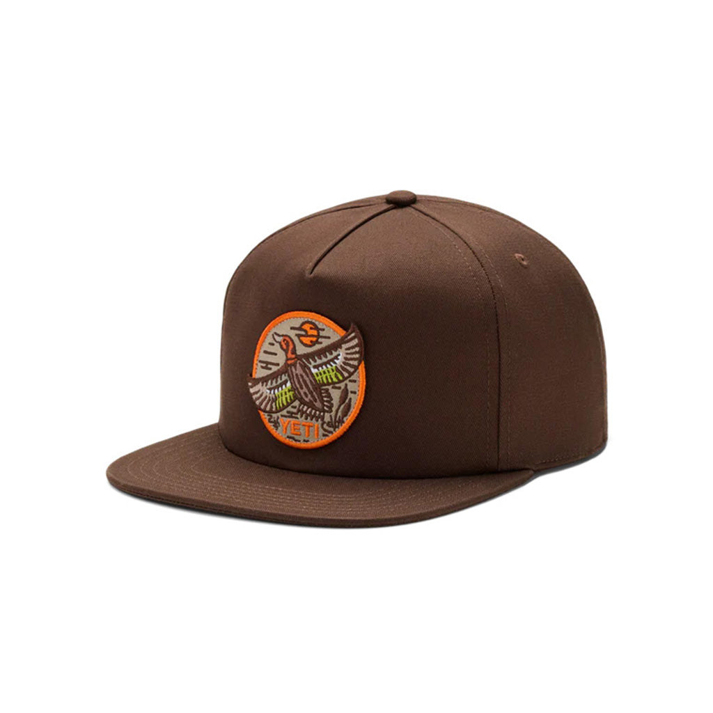 BFTW Duck Flat Brim Hat Dark Brown - Cap
