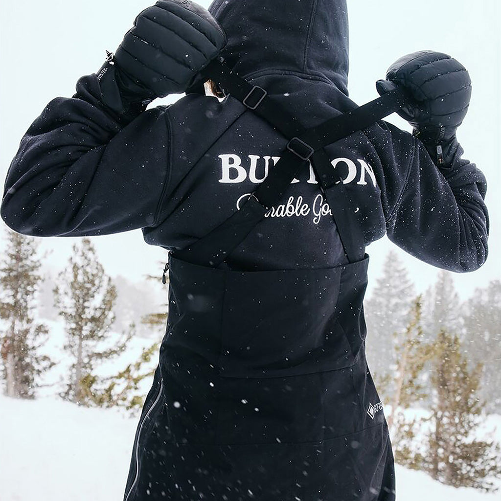 [AK] Kimmy GORE-TEX 2L Bib skibukser i farven sort set fra siden