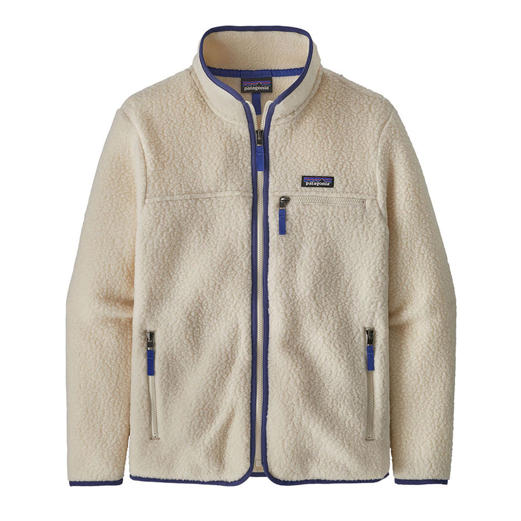 En Fleece, Retro Pile i farven Natural
