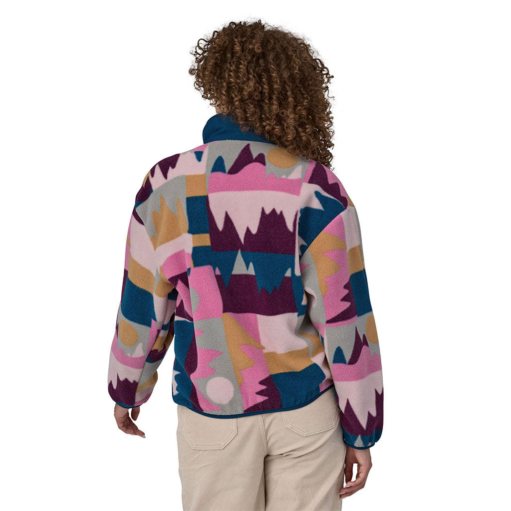 En Fleece, Synch Frontera: i farven Marble Pink set bagfra