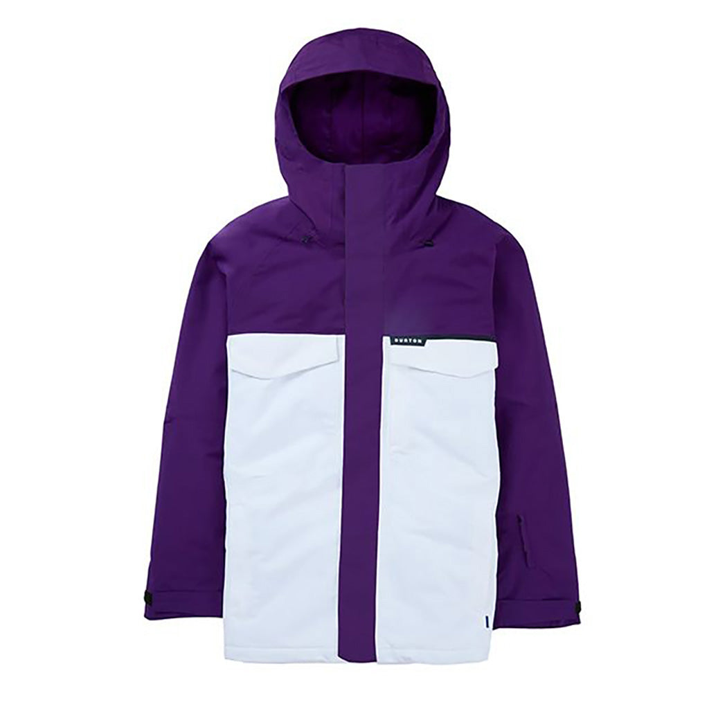 En Skijakke, Covert 2.0 i farven Imperial Purple/Stout hvid