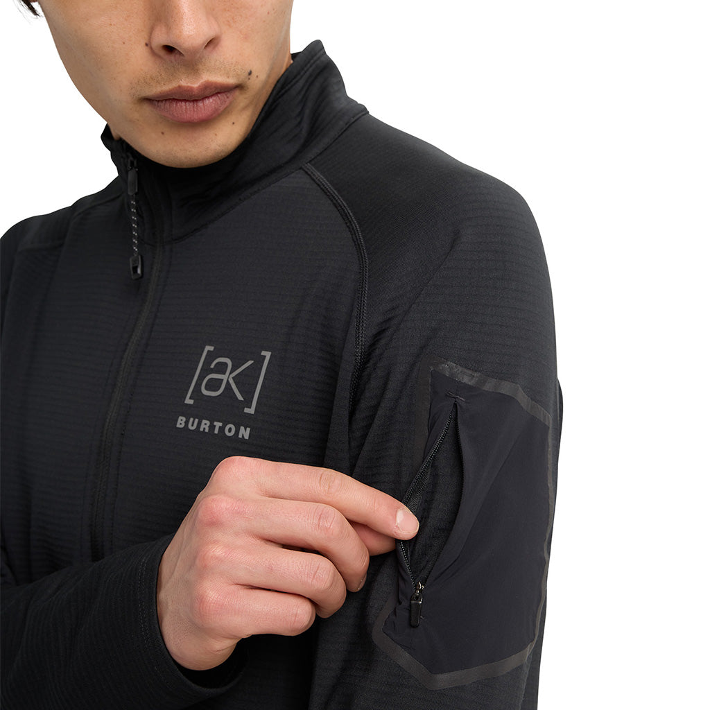[ak] Helium Grid Fleece Half-Zip - Midlayer