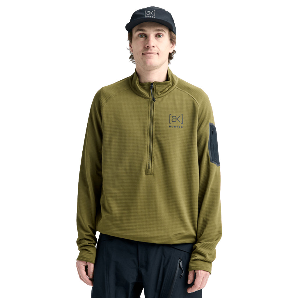 [ak] Helium Grid Fleece Half-Zip - Midlayer