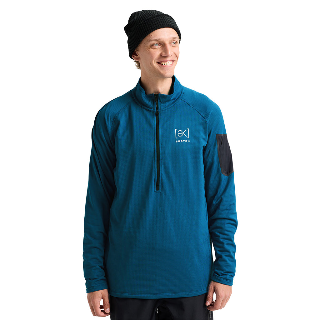 [ak] Helium Grid Fleece Half-Zip - Midlayer