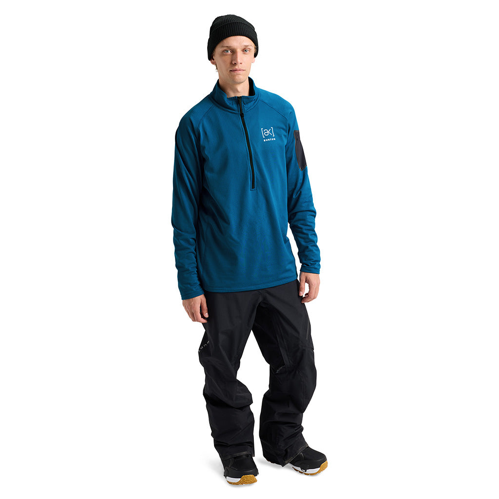 [ak] Helium Grid Fleece Half-Zip - Midlayer