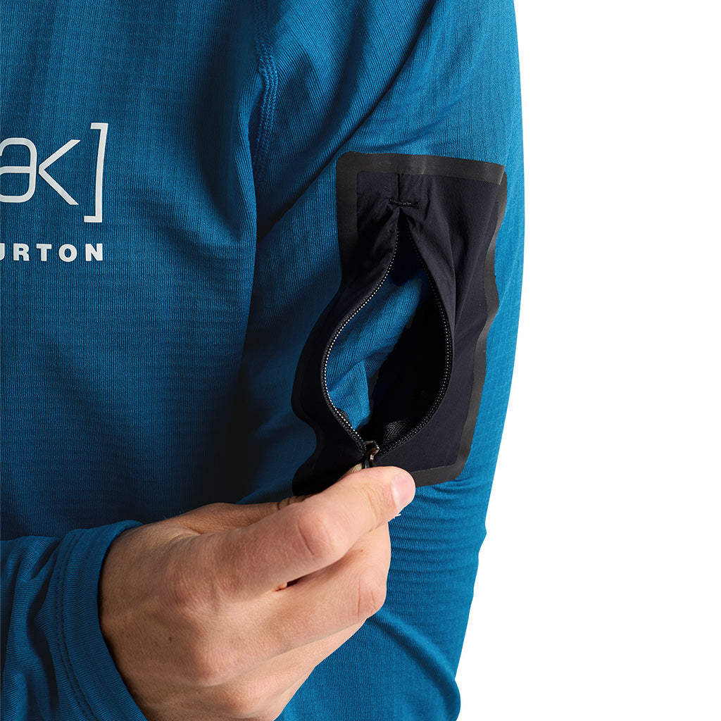 [ak] Helium Grid Fleece Half-Zip - Midlayer