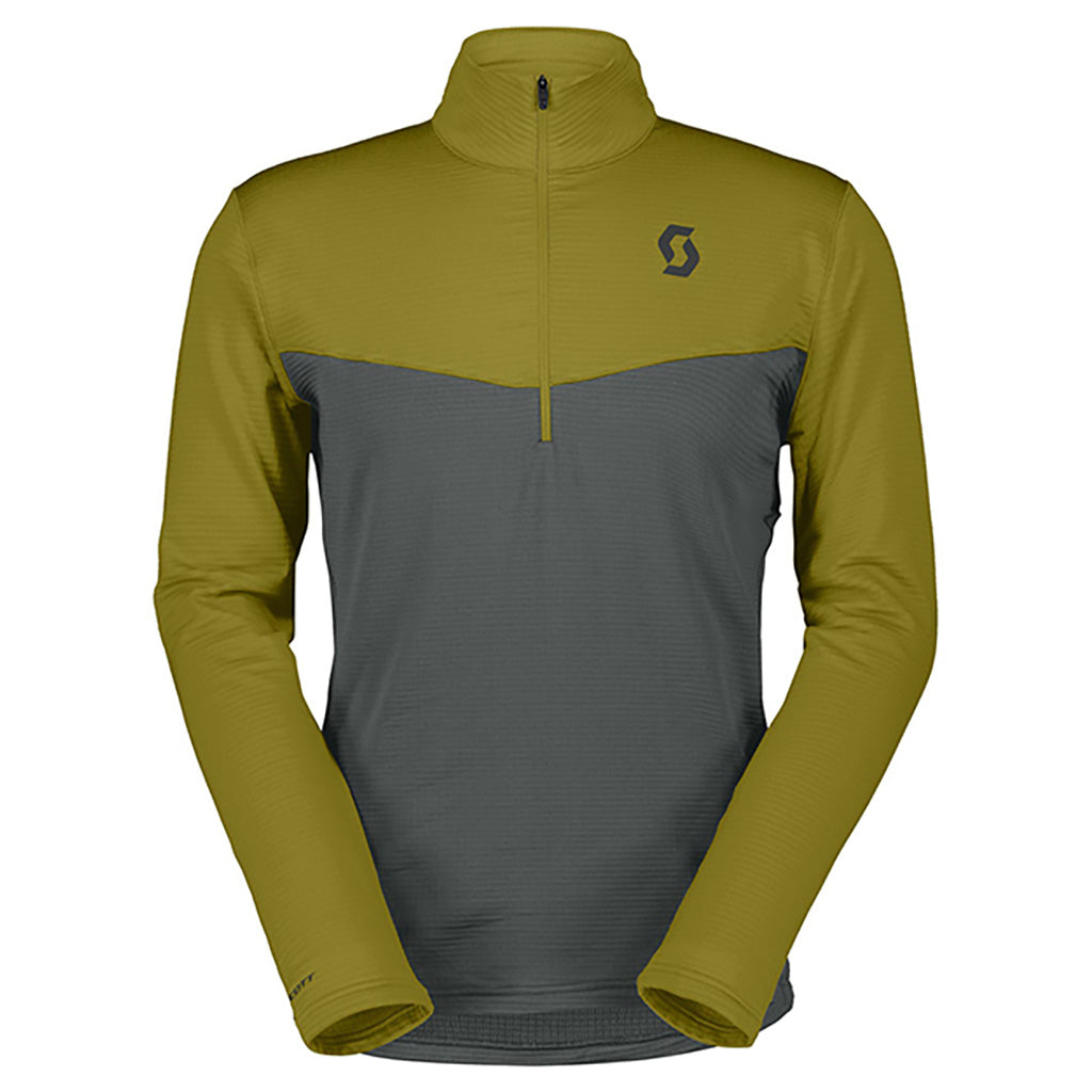 Defined Light Pullover Midlayer i farven grøn/grå