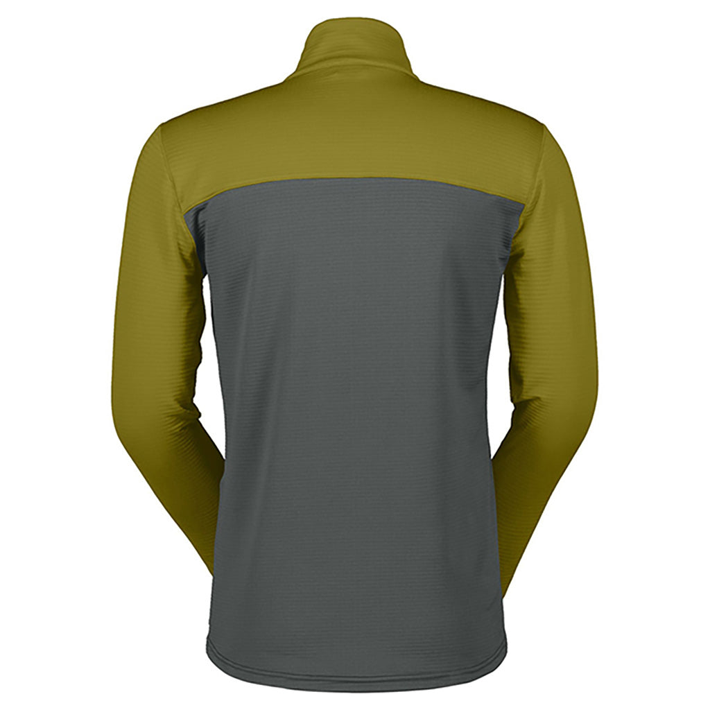 Defined Light Pullover Midlayer i farven grøn/grå set bagfra