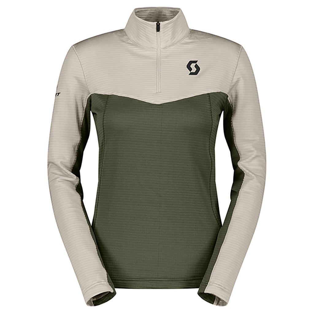 Defined Light Pullover Midlayer i farven hvid/grøn