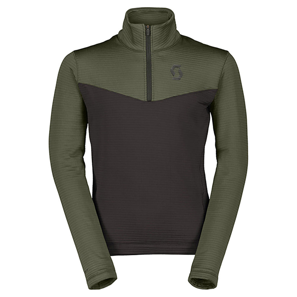Defined Light Pullover Junior Midlayer i farven grøn/sort