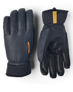 Army Leather Wool Terry 5 Finger - Handsker