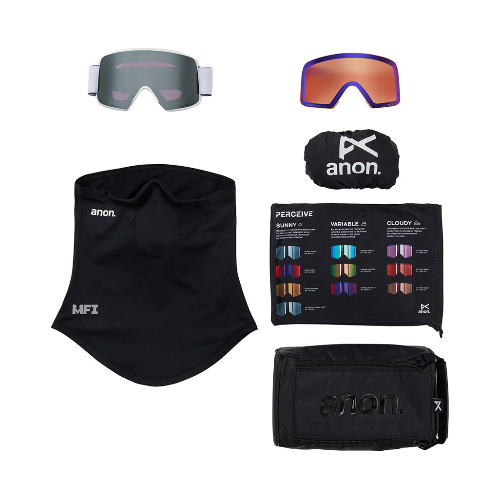 M6S Goggles - Skibrille + Ekstra Linse & Halsrør