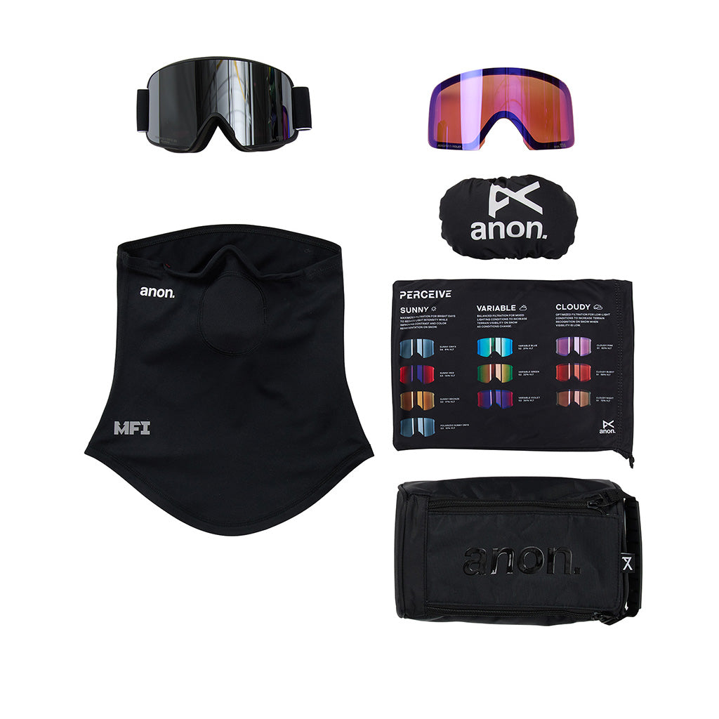 M6 Perceive Polarized Goggles - Skibrille + Ekstra Linse & Halsrør