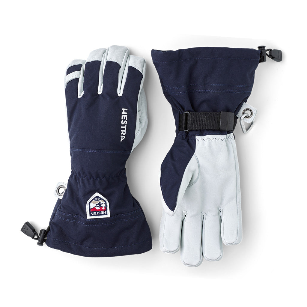 Army Leather Heli Ski 5 Finger - Handske