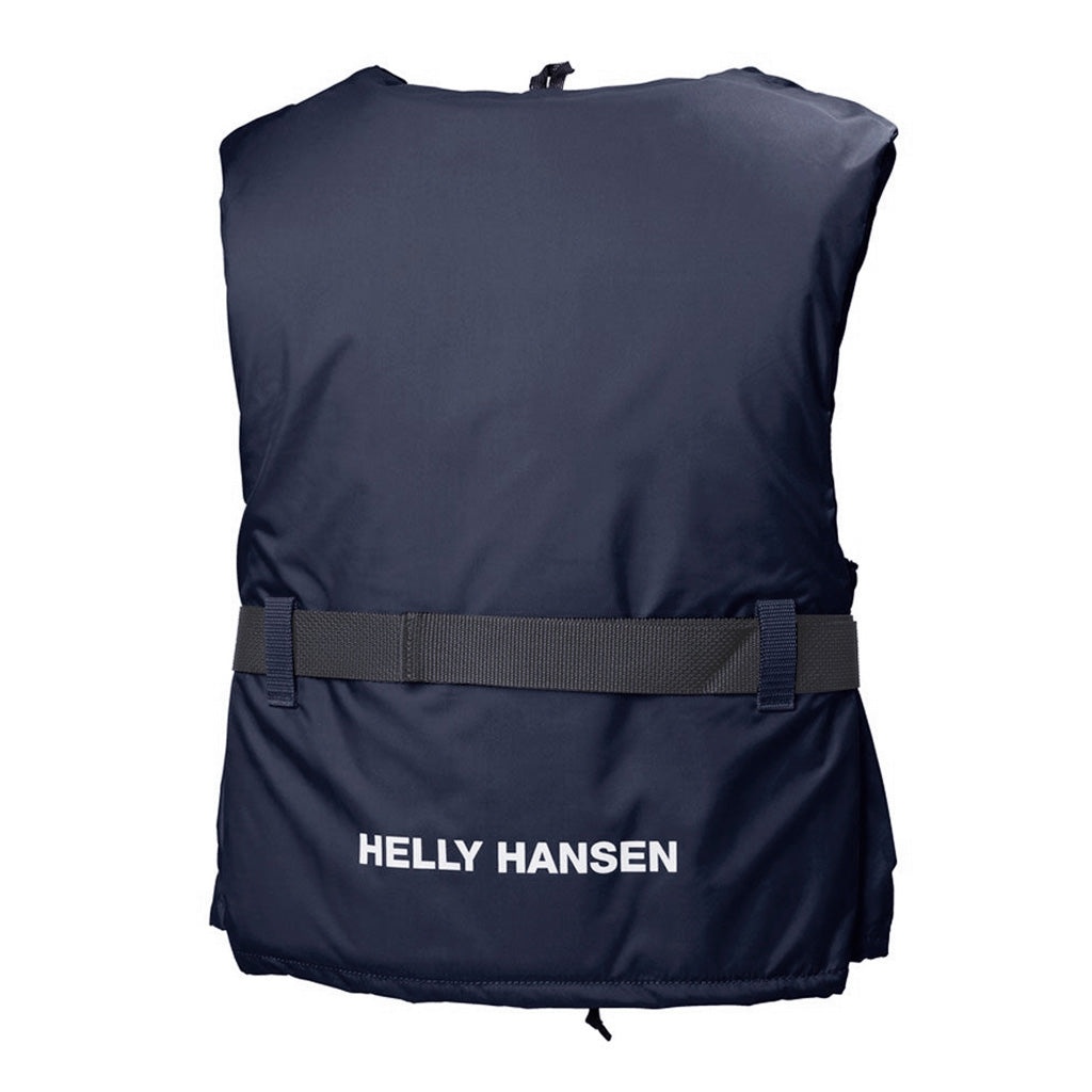 En Svømmevest, Sport II i farven Navy set bagfra