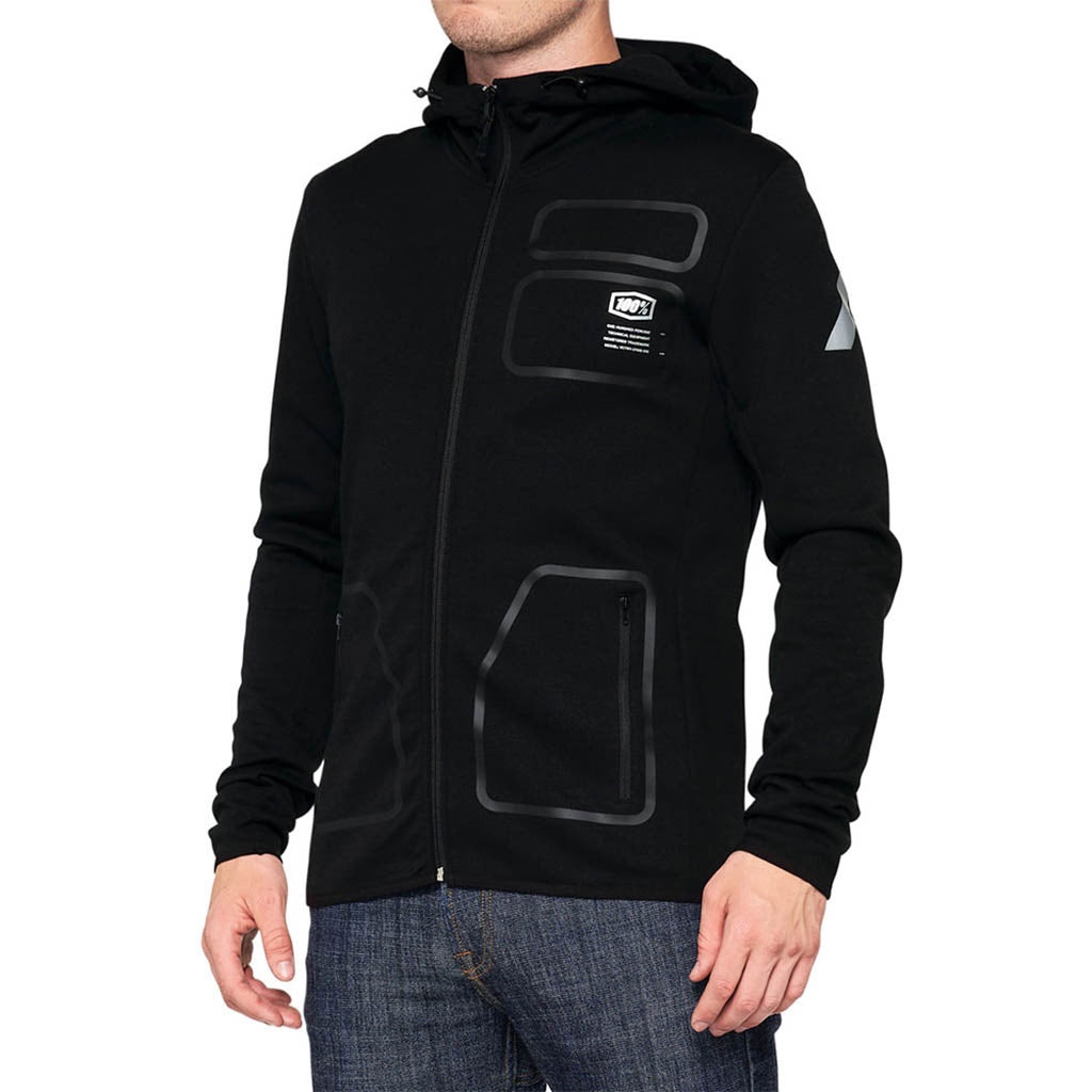 Viceroy Tech Zip Hoodie  i farven sort