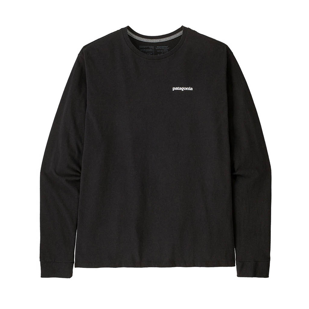 En Langærmet T-shirt, L/S P-6 Logo Responsibili-Tee i farven sort