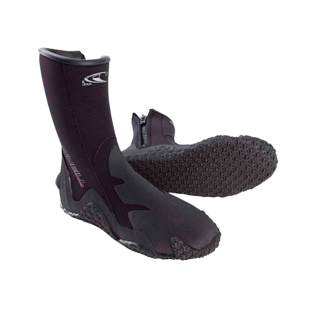 5mm Boot W/Zipper Neopren Støvler i farven