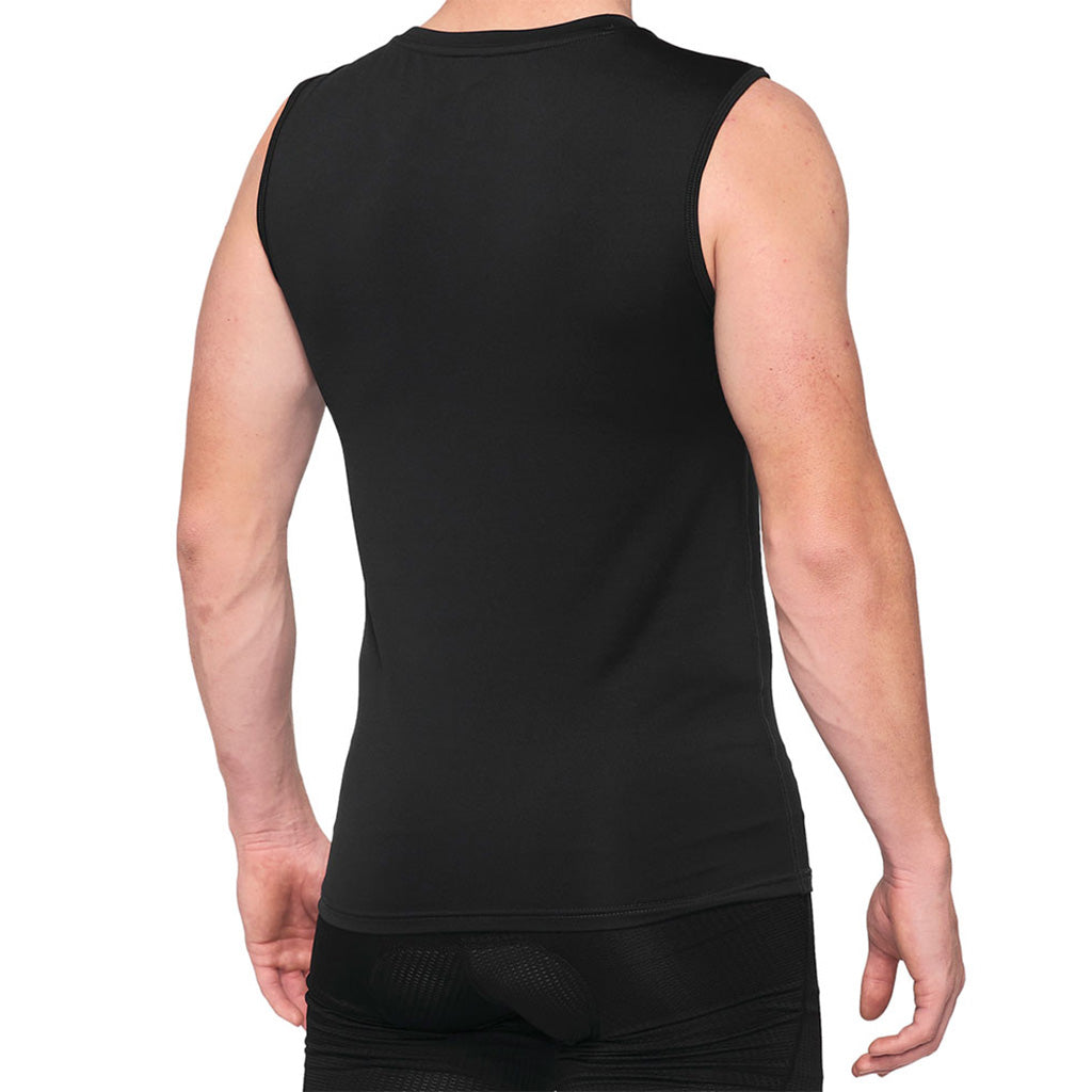 Basecamp Sleeveless Base Layer  i farven sort set bagfra