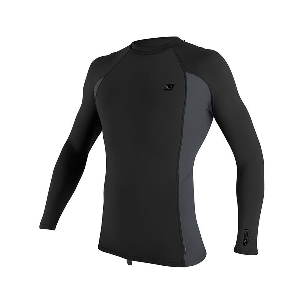 En Rashguard, Premium Skins L/S i farven sort/Graphite/sort