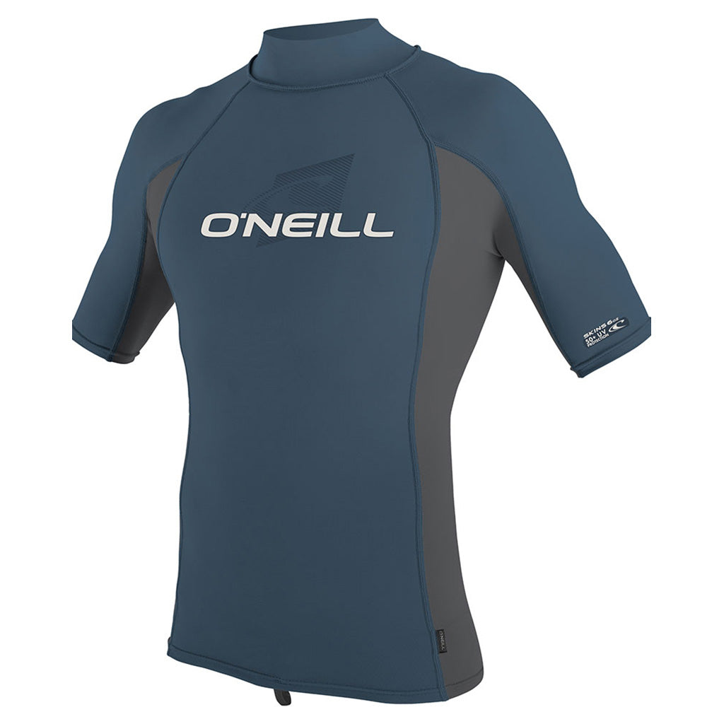 En UV Trøje, Premium Skins S/S Trtlneck Rash i farven Cpn Bl/Smk/Cpn Bl