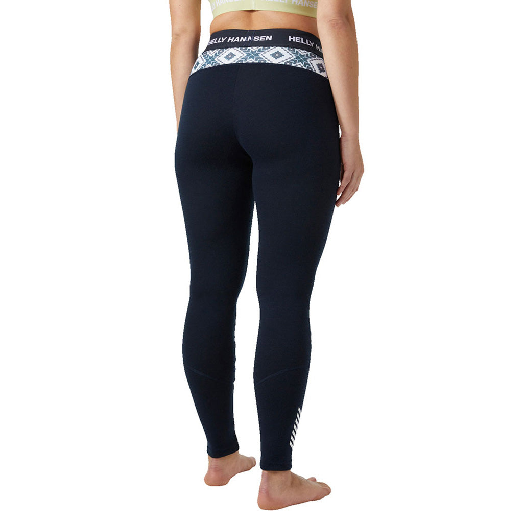 Skiundertøj, Lifa Merino Midw Gra i farven Navy set bagfra
