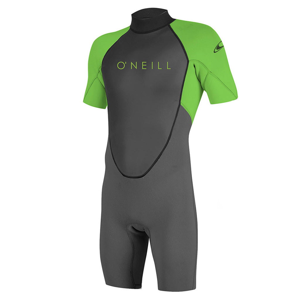 Youth Reactor-2 2mm Back Zip S/S Spring Våddragt set forfra