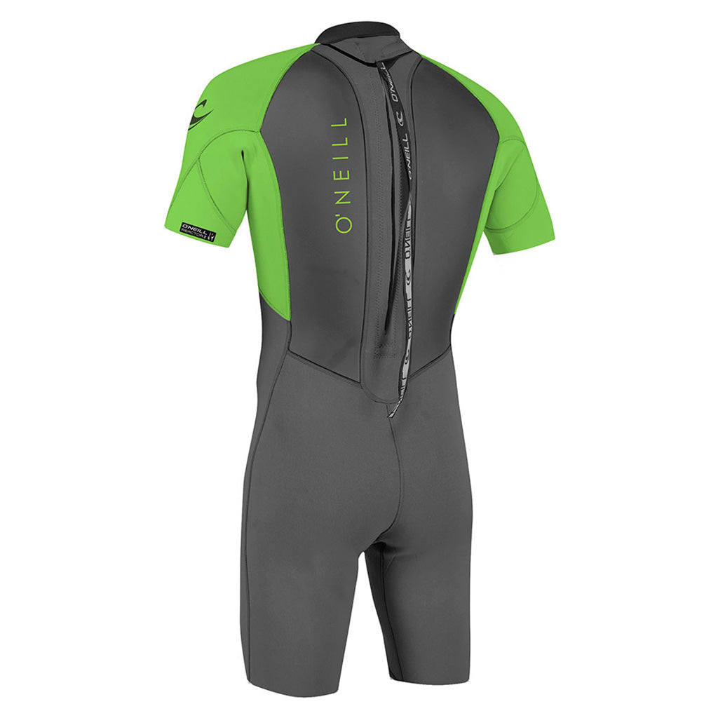 Youth Reactor-2 2mm Back Zip S/S Spring Våddragt set bagfra