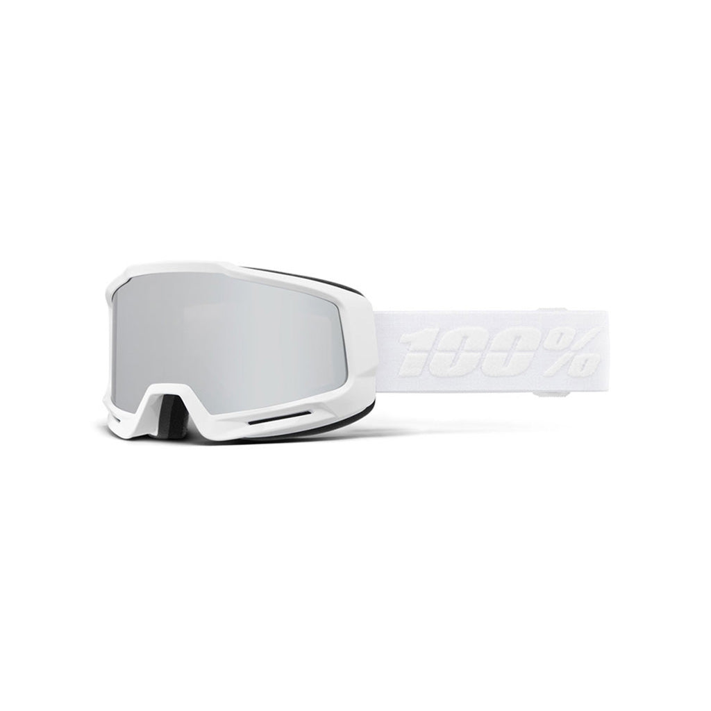 En Skibrille, Okan i farven Hiper hvid/Silver/Mir. Silver