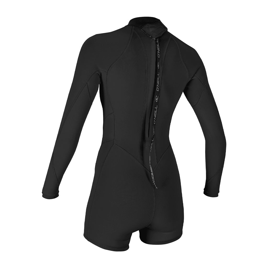 Wms Bahia 2/1 Back Zip L/S Spring - Våddragt