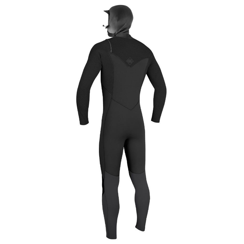 Hyperfreak 4/3+ Chest Zip W/Hood Våddragt set bagfra